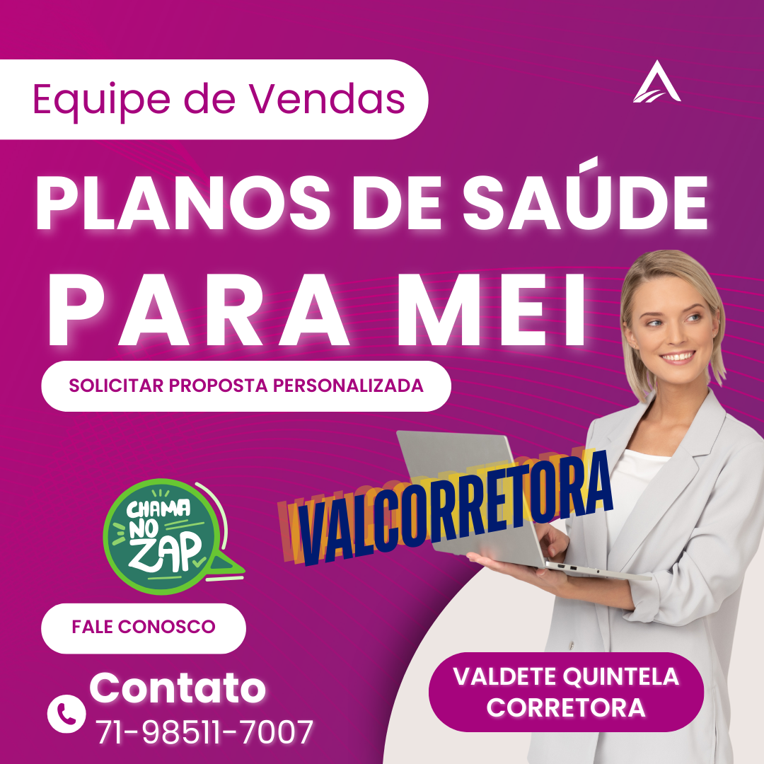 planos de saude para mei, Telefone WhatsApp 71-99100-9208 Corretora Vendas de Planos de Saude, Telefone 71-99100-9208 Corretor Vendas de Planos de Saude, Cotação de preços de planos de saude, contratar plano de saude, contratar convenios medicos, contratar assistencia medica, os melhores planos de saude, corretora de seguros, Lista dos planos de saude, 71-99986-9102 Telefone de corretores de plano de saúde ba, Melhores corretoras plano de saúde na bahia, Tabela de preços planos de saude na bahia, plano de saude com coparticipação na bahia, Tabela de preço plano de saude Empresarial na Bahia, Plano de saúde Empresarial BA preços 2026, tabelas planos de saude para empresas CNPJ BA, assistencia medica empresarial na Bahia, cotação planos de saude para empresas na Bahia, cotação planos de saude para empresas ltda na Bahia, Qual o melhor plano de saúde para empresas na Bahia?, plano de saúde empresarial na Bahia preço, melhores planos de saúde empresarial na Bahia, preço de plano de saúde empresarial na Bahia, melhores planos de saúde empresarial na Bahia, cotação plano de saúde empresarial na Bahia, Telefone 71-99986-9102 ValConsultora Planos de Saude na Bahia, Telefone Whatsapp 71-99986-9102 Corretora Vendas de planos de saúde na Bahia, contratar plano de saúde para empresas na Bahia, corretora de seguros, corretor de seguros na Bahia, assistencia medica empresarial na Bahia, Plano assistencial a saude empresarial na bahia, plano de saude basico na bahia, tabelas comparativa de plano de saude na bahia