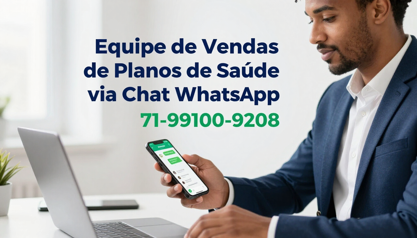 Telefone 71-99100-9208 Central de Vendas Digital de Planos de Saude. Solicitar Proposta Adesão Individual via Chat WhatsApp 71-98784-0037, Solicitar Proposta Empresarial via Chat WhatsApp 71-99986-9102, Solicitar Proposta via E-mail, Solicitar Proposta via Telefone 71-99100-9208, contratar plano de saude, cotação de preços de plano de saude, solicitar proposta de plano de saude, corretora de seguros na Bahia