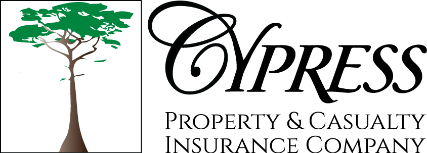 The logo for cypress property and casualty insurance company