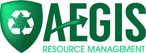 A green logo for aegis resource management