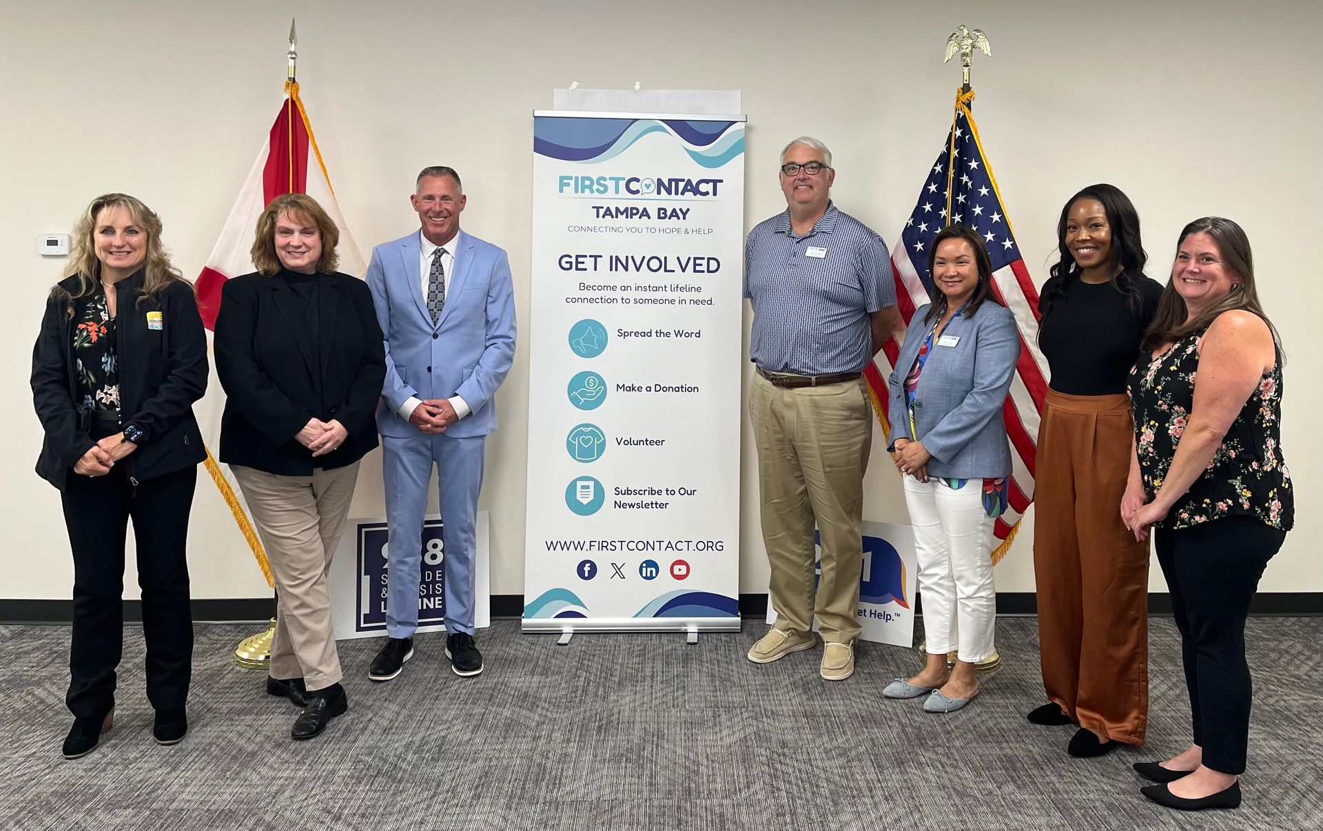 Pinellas County Commission Board Chair Brian Scott Visits First Contact