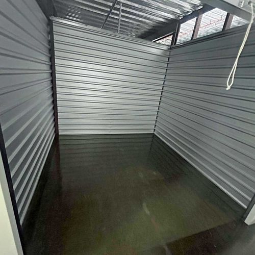A clean and empty storage unit