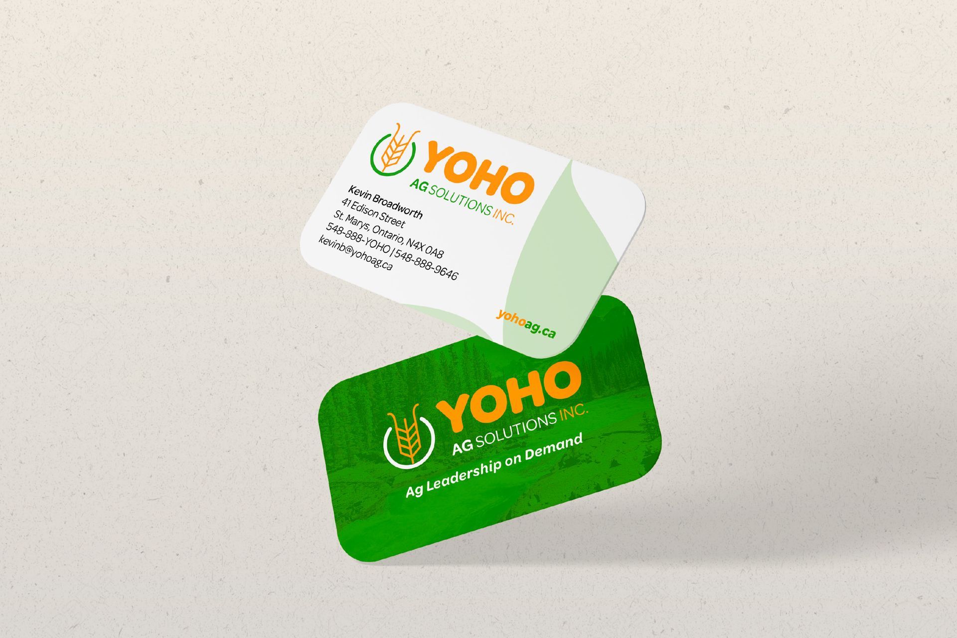 Yoho business card design