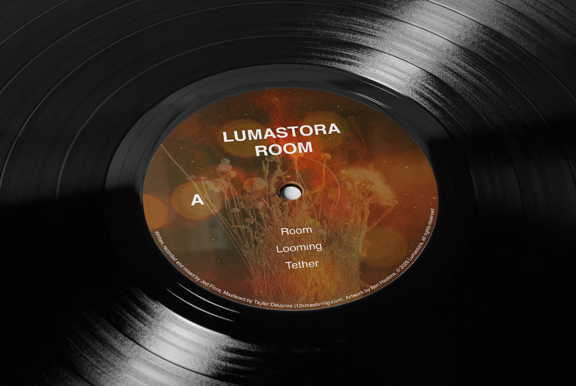 Album cover graphic design for an Arizona musician Lumastora.