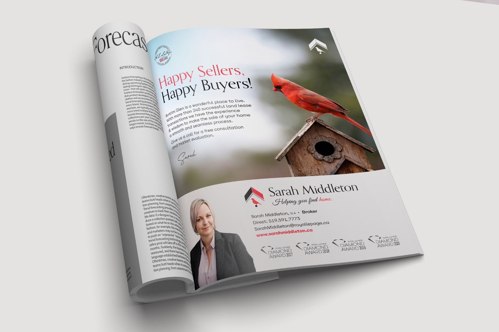 Sarah Middleton - Real estate branding and marketing design
