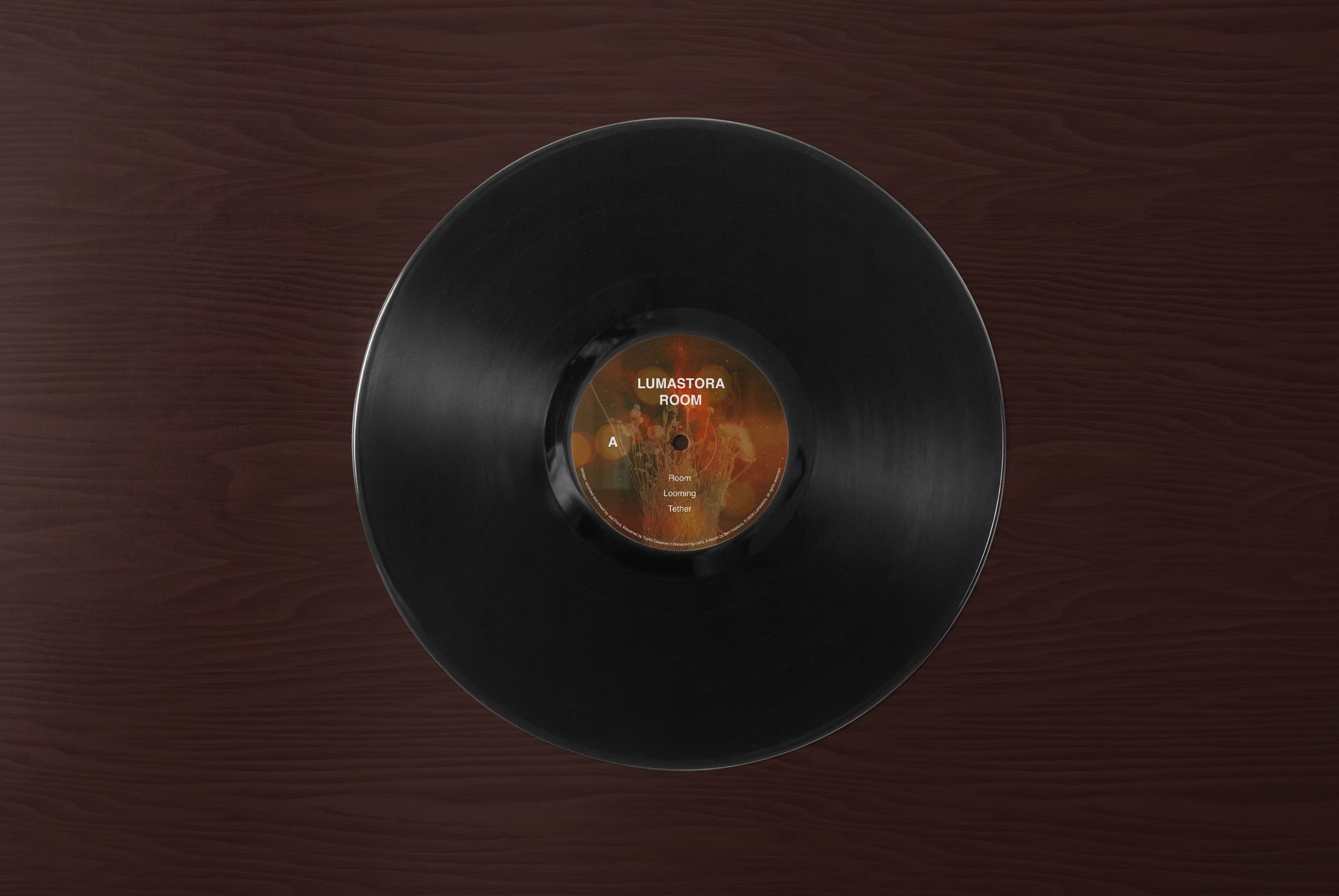 Album cover graphic design for an Arizona musician Lumastora.