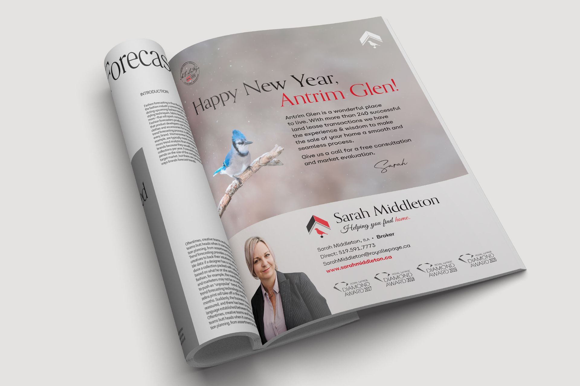 Sarah Middleton - Real estate branding and marketing design - Type