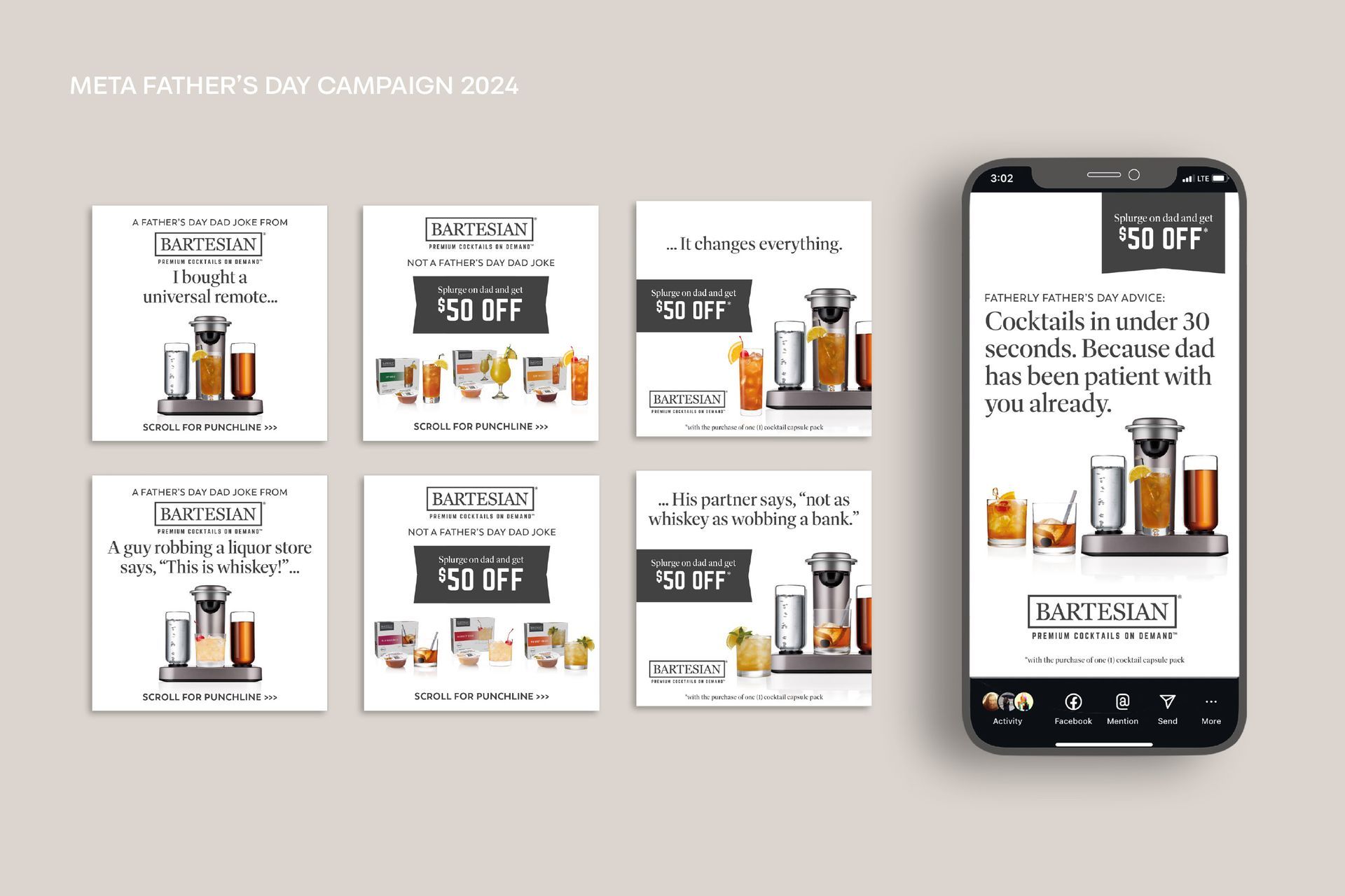 Holiday Meta ads - Father's Day campaign 2024