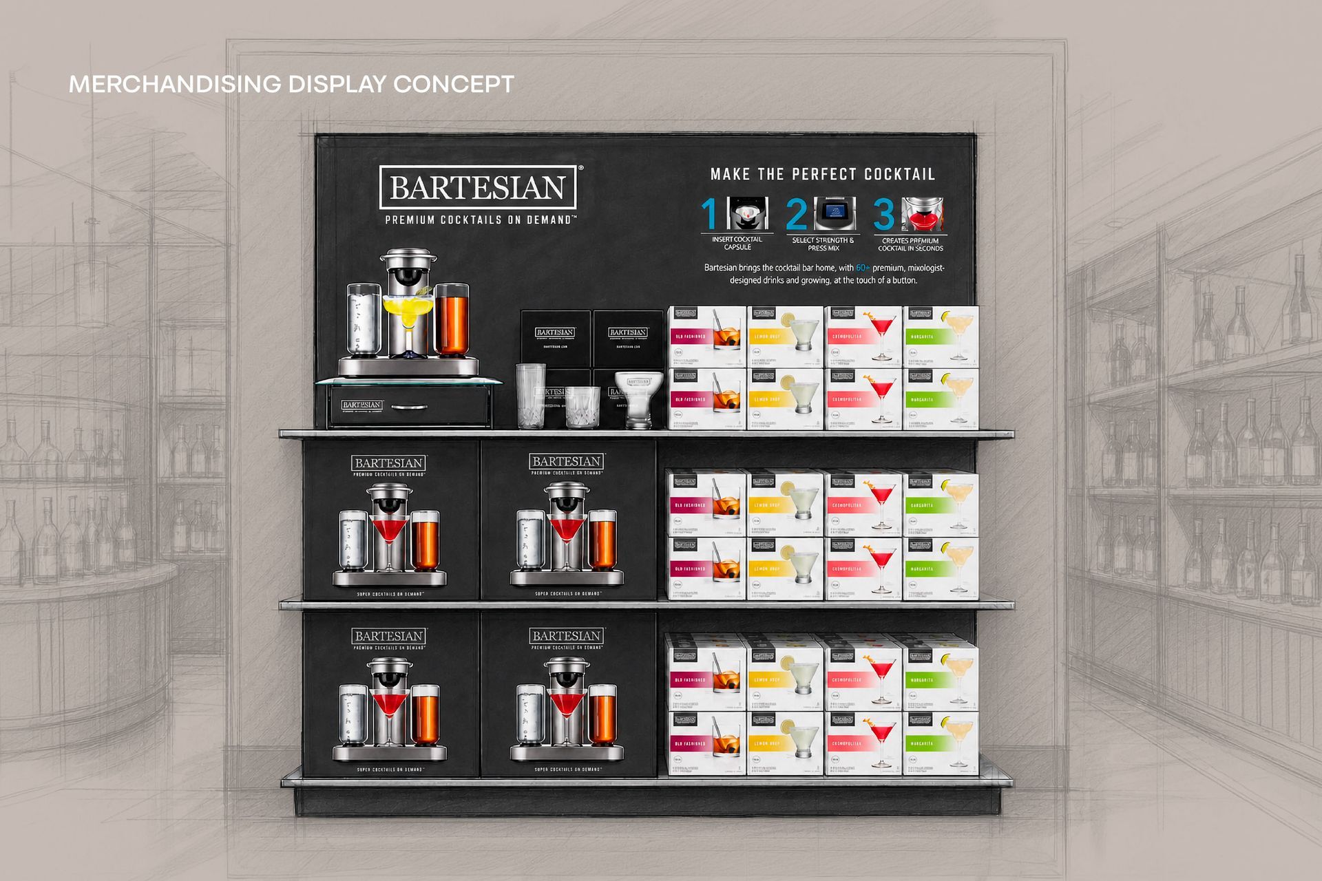 Merchandising display concept