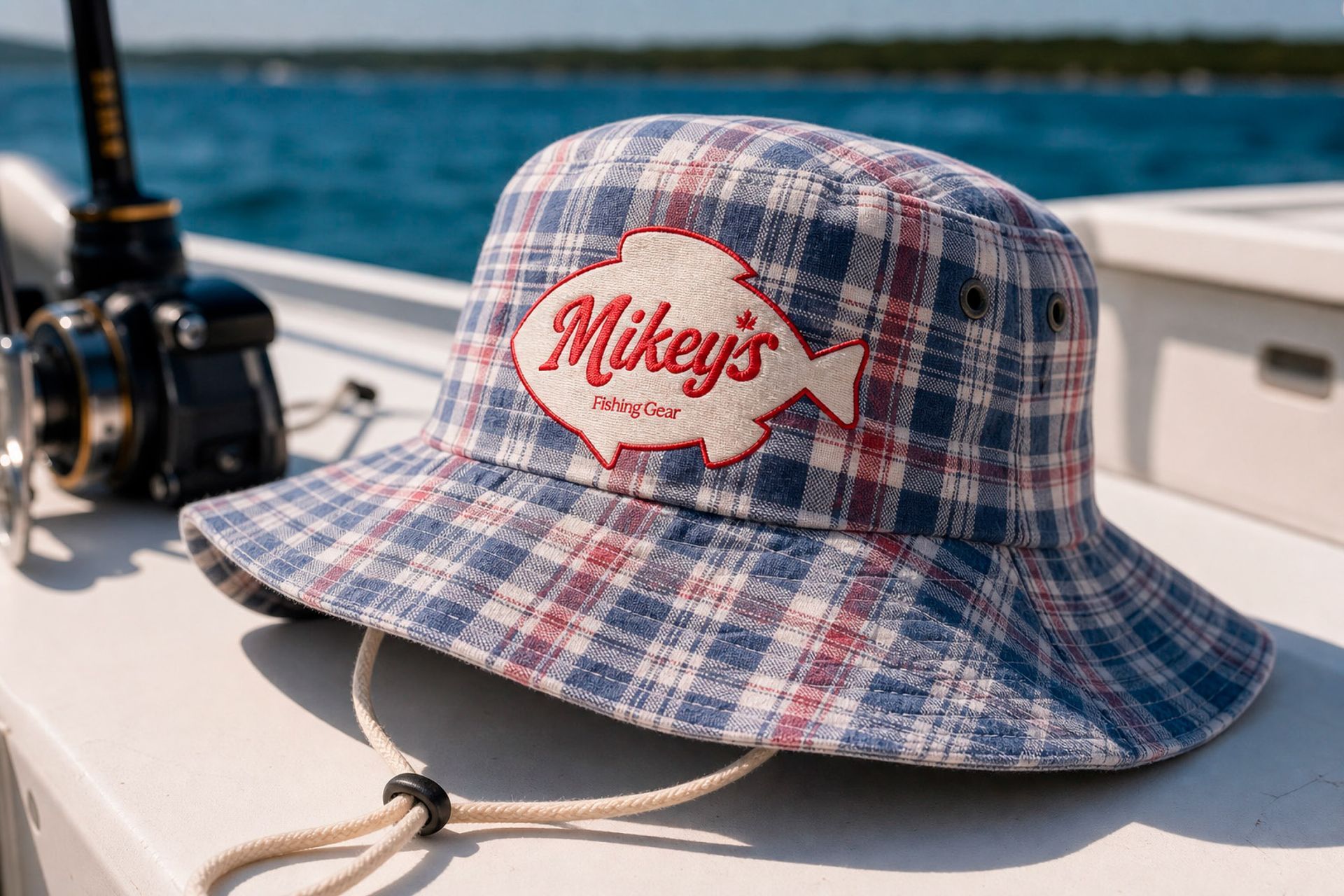 Mikey's branding - primary logo on hat