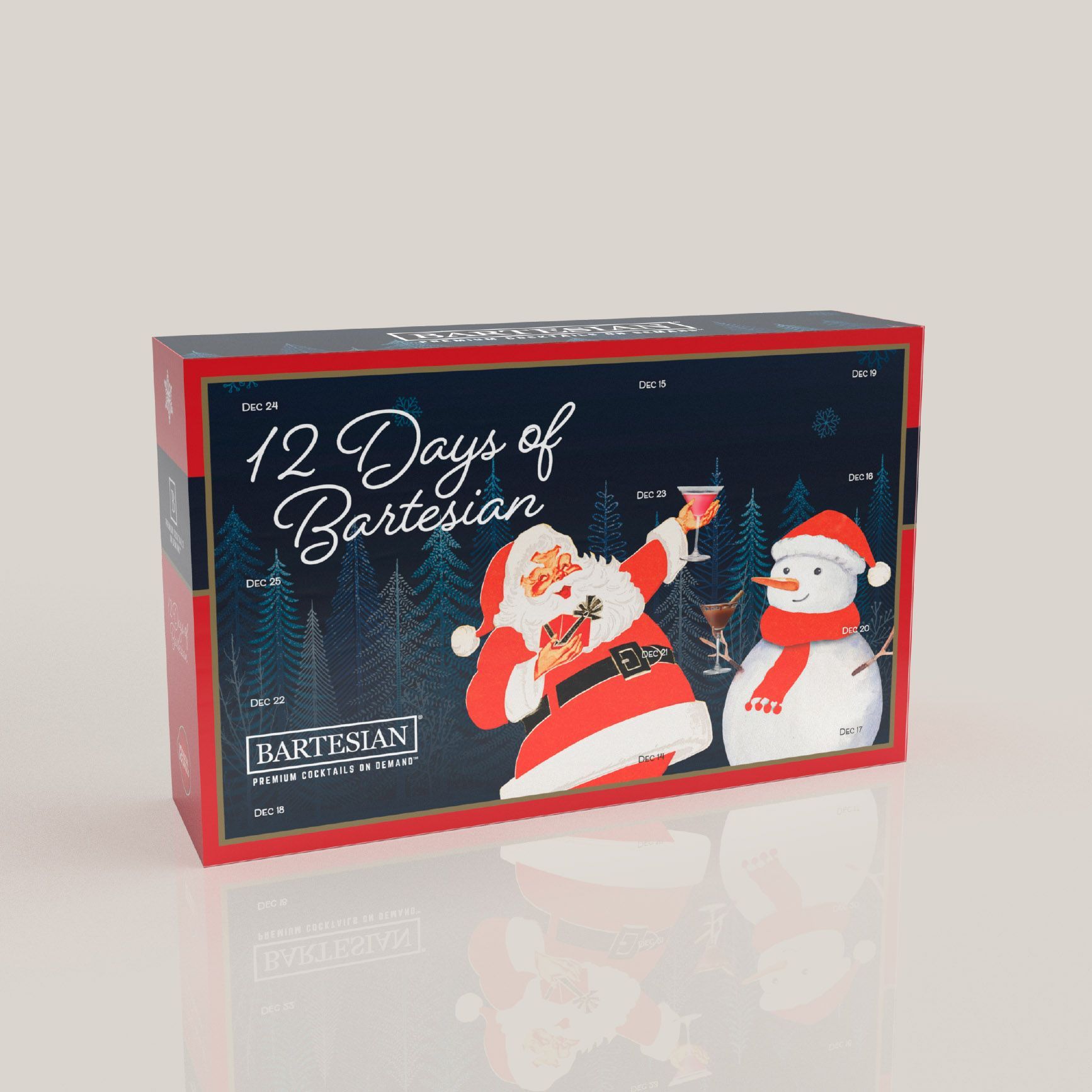 Advent calendar capsule packaging system re-design - seasonal - Christmas