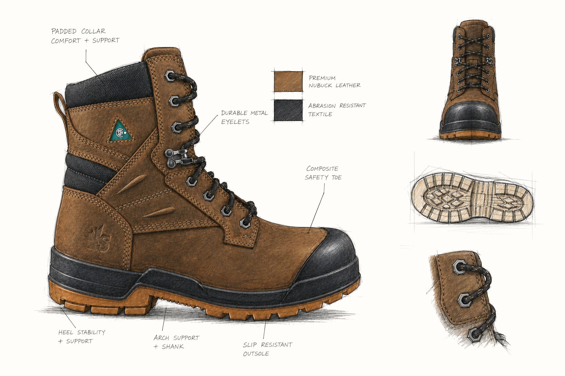 Footwear shoe design by Active Reason Design