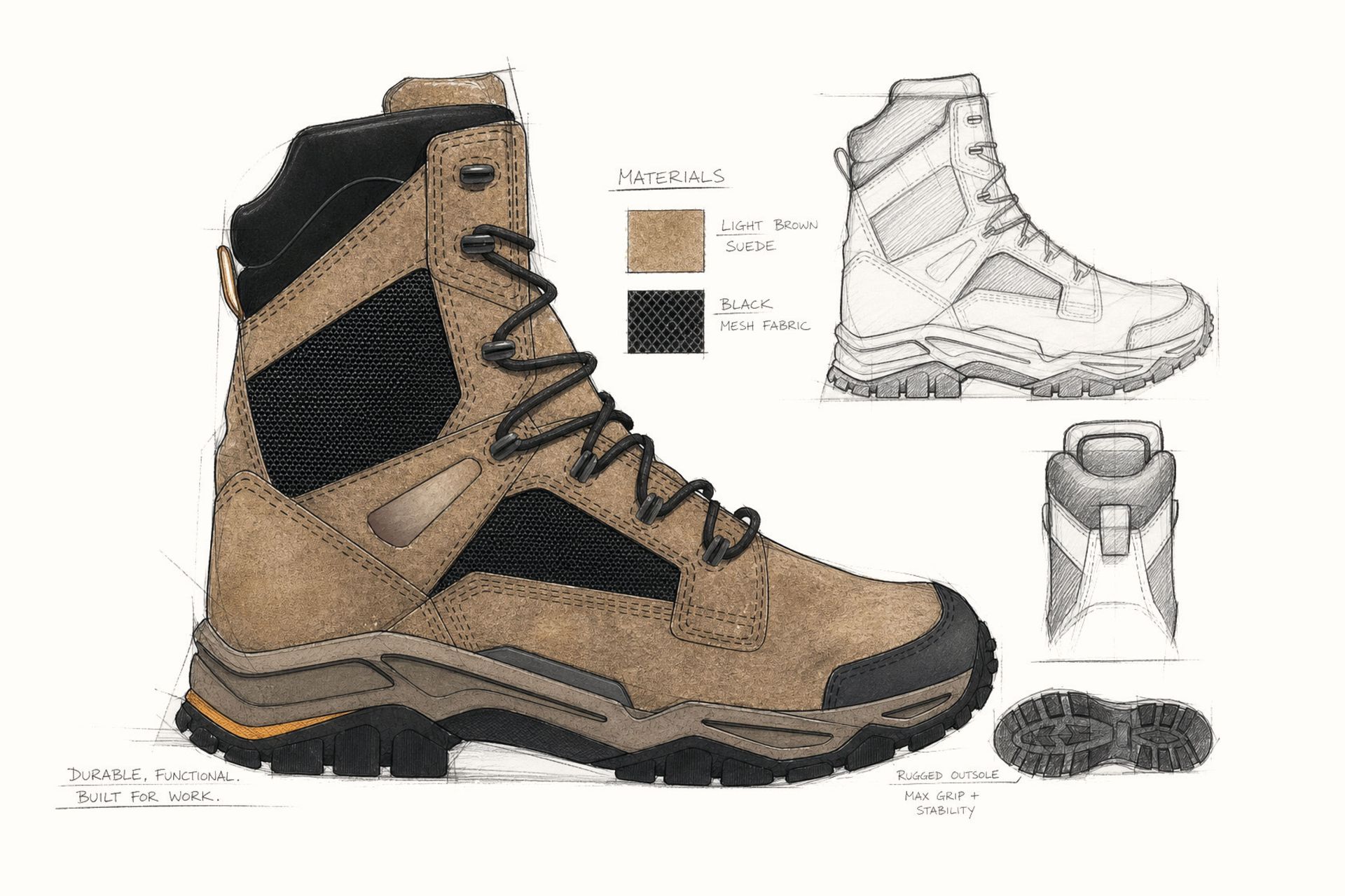 Footwear shoe design by Active Reason Design