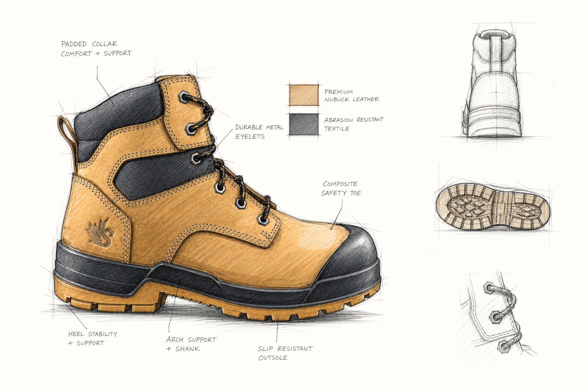 Footwear shoe design by Active Reason Design