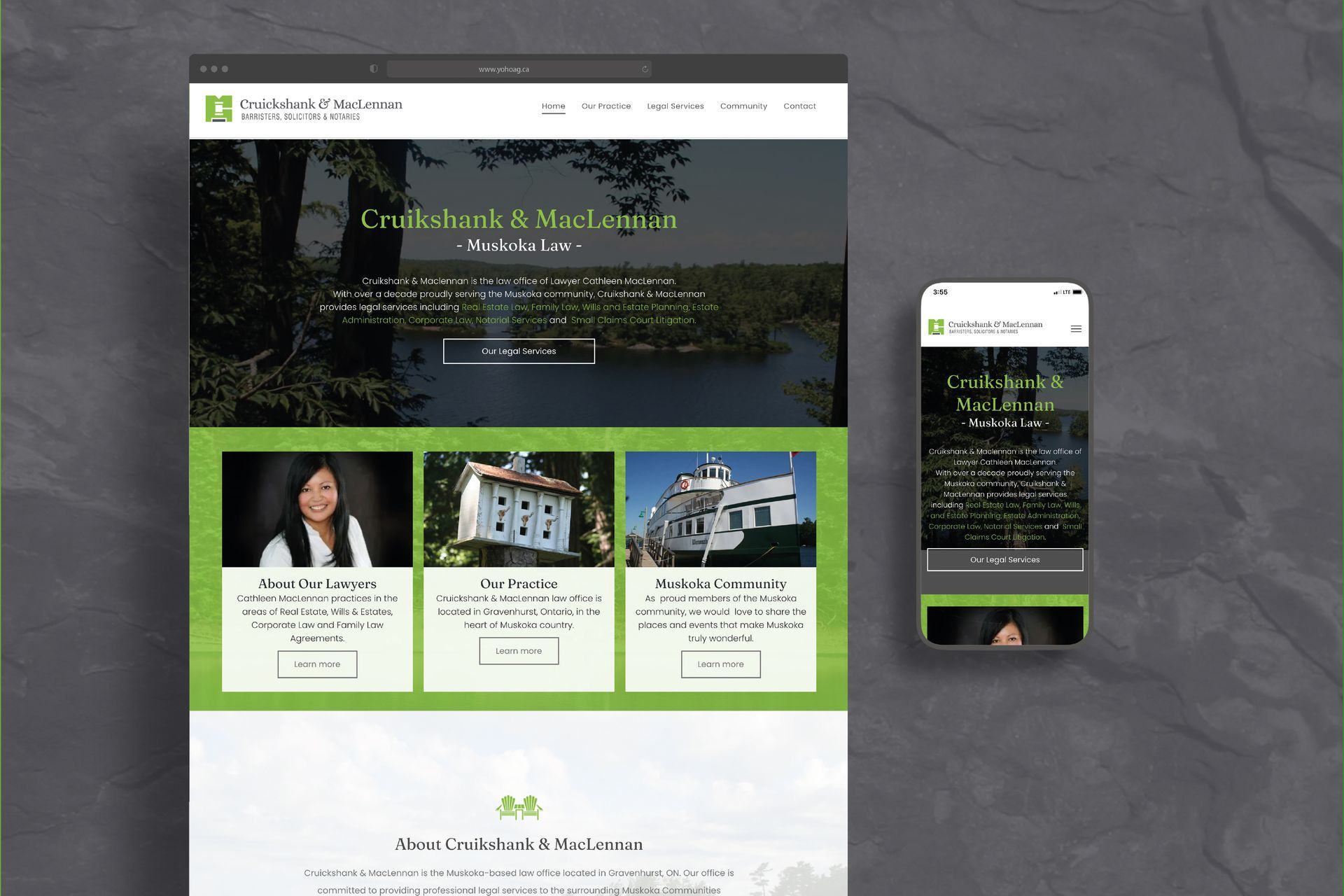 Lawyer branding strategy - website design