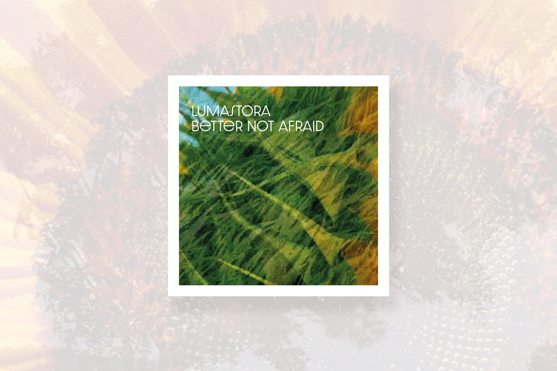 Album cover graphic design for an Arizona musician Lumastora.