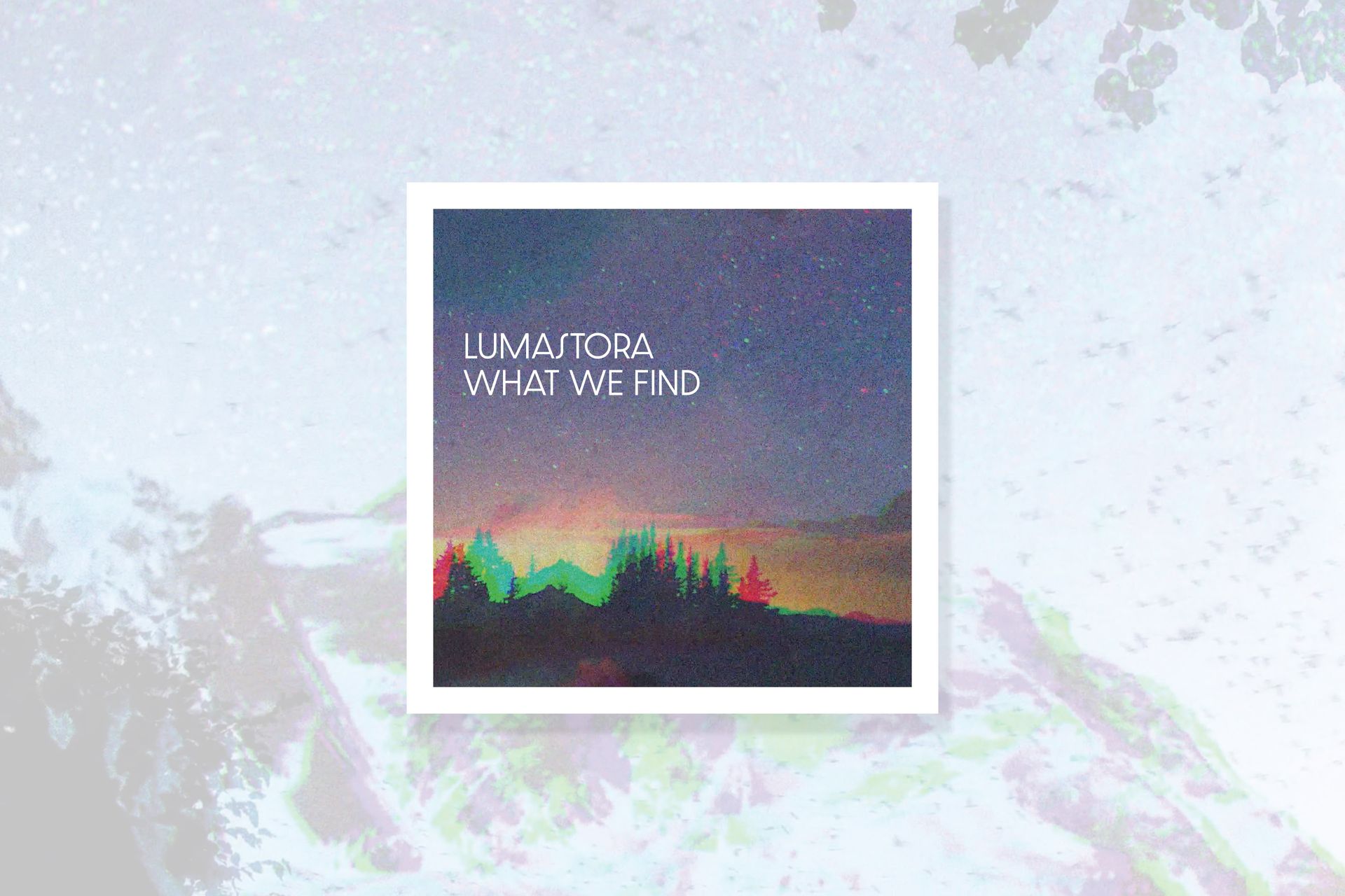 Album cover graphic design for an Arizona musician Lumastora.
