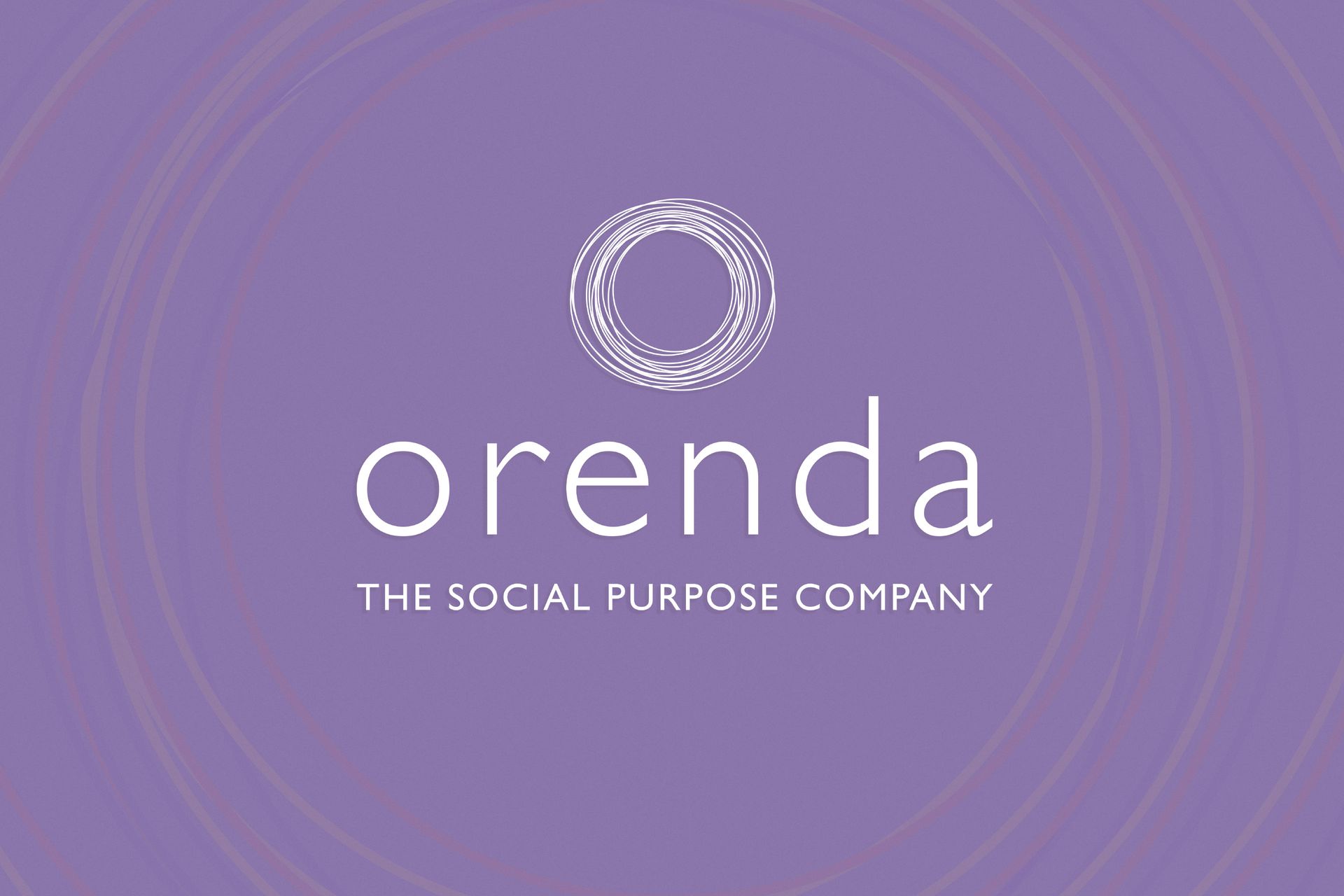 Stacked logo design for the Orenda branding project