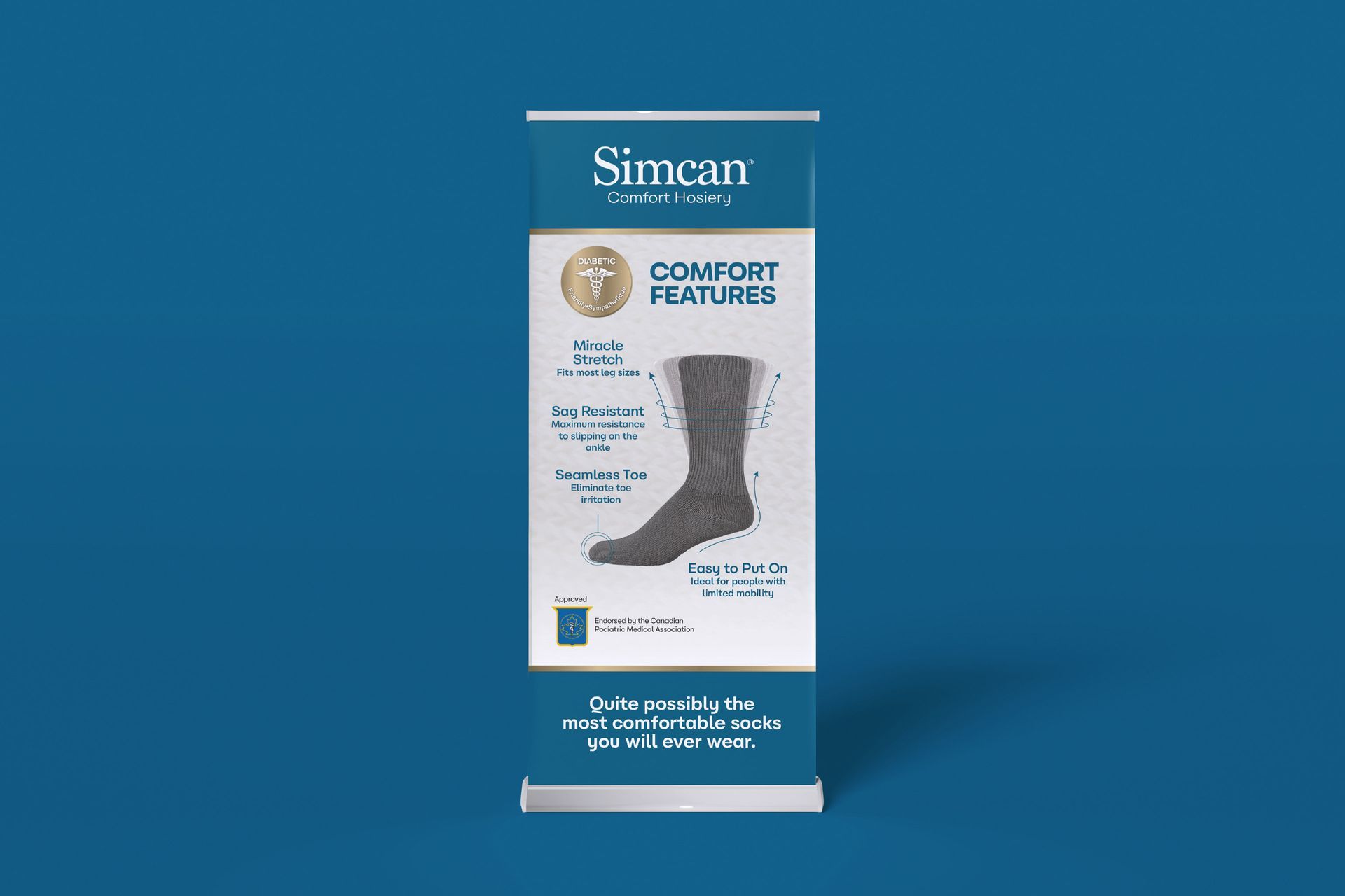 Simcan socks packaging and product branding strategy