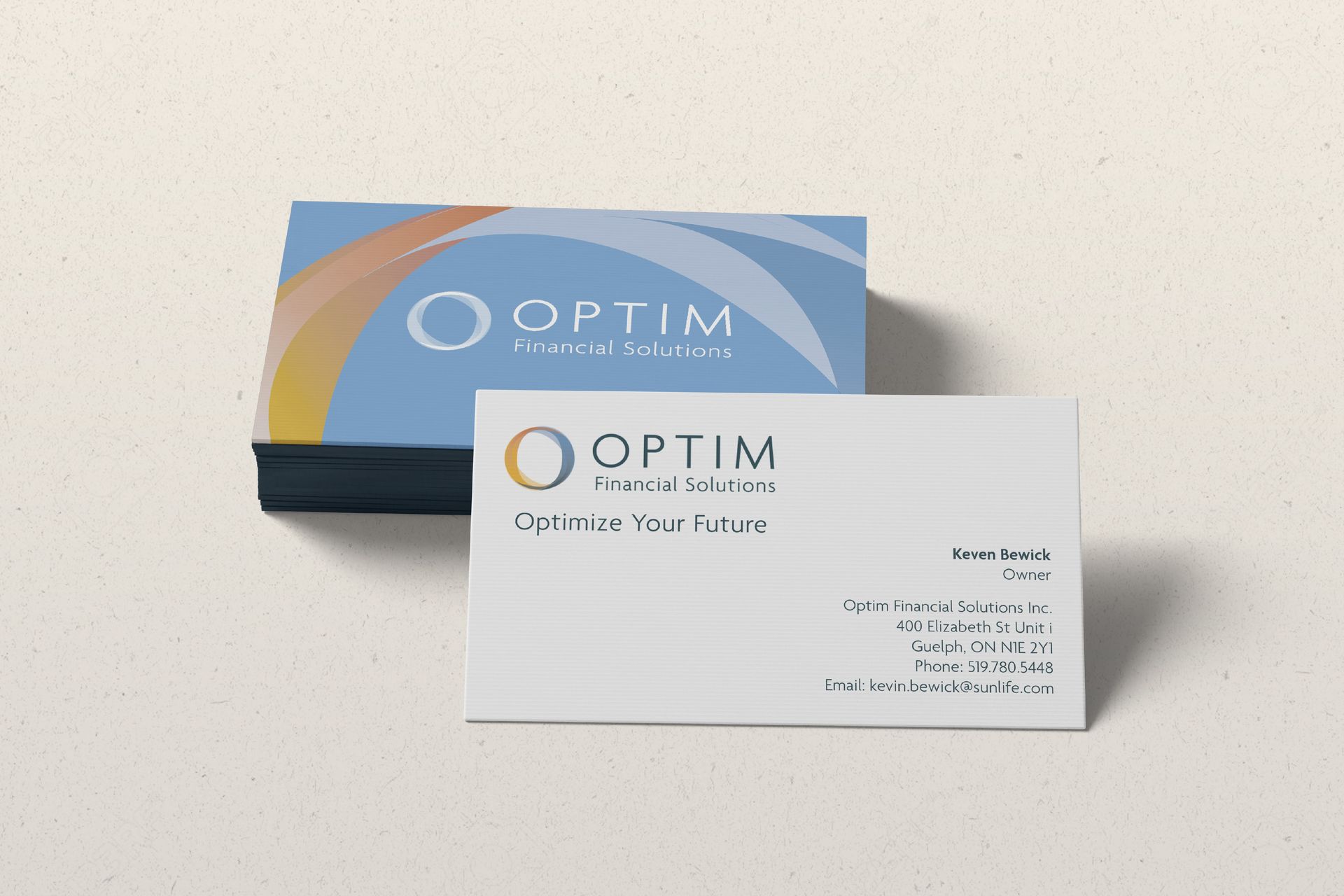 Stationery, logo and branding design for financial advisor business.