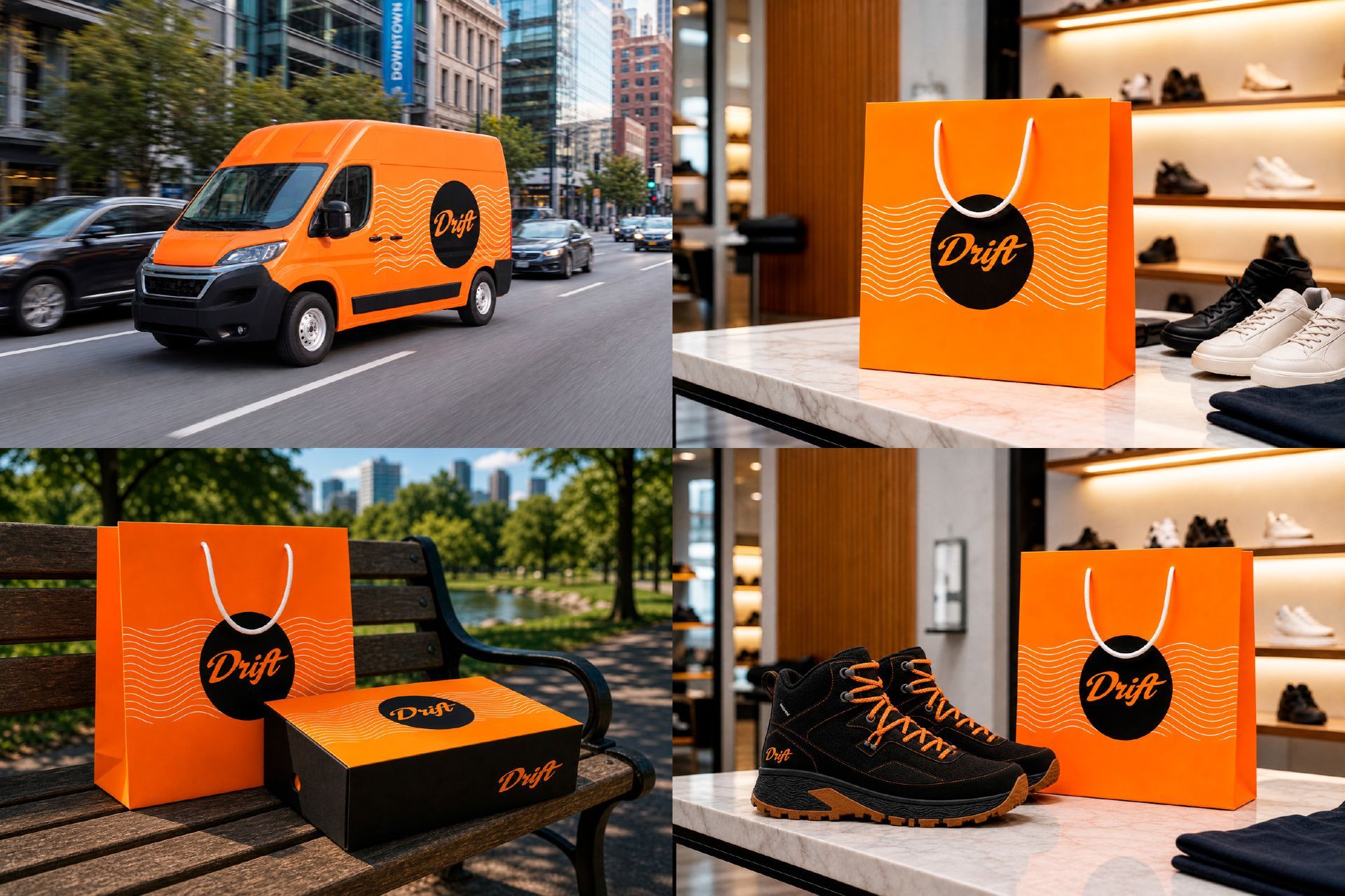 Drift footwear shoe and boot shopping experience