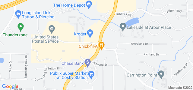 Map of business location