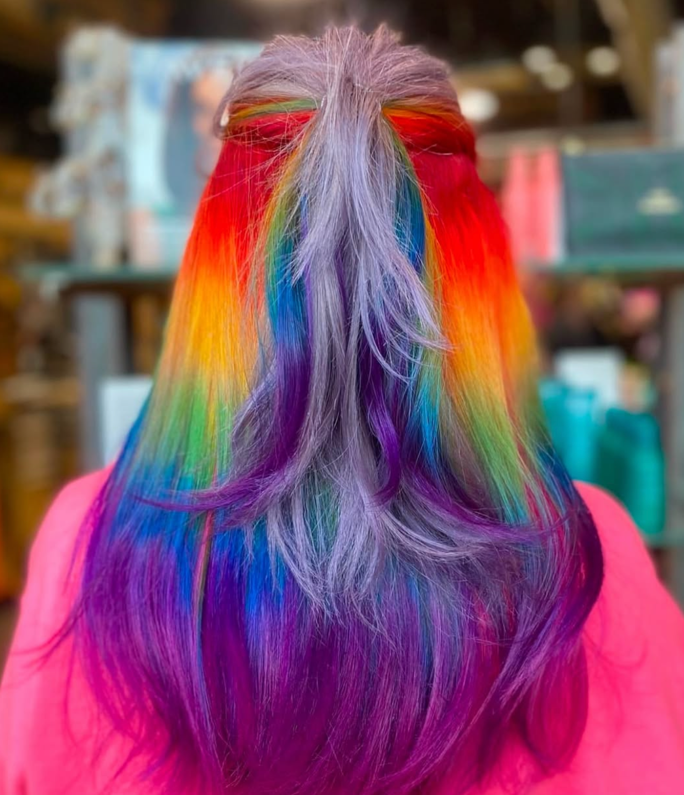 Multiple Colored Hair — Liquid Salon