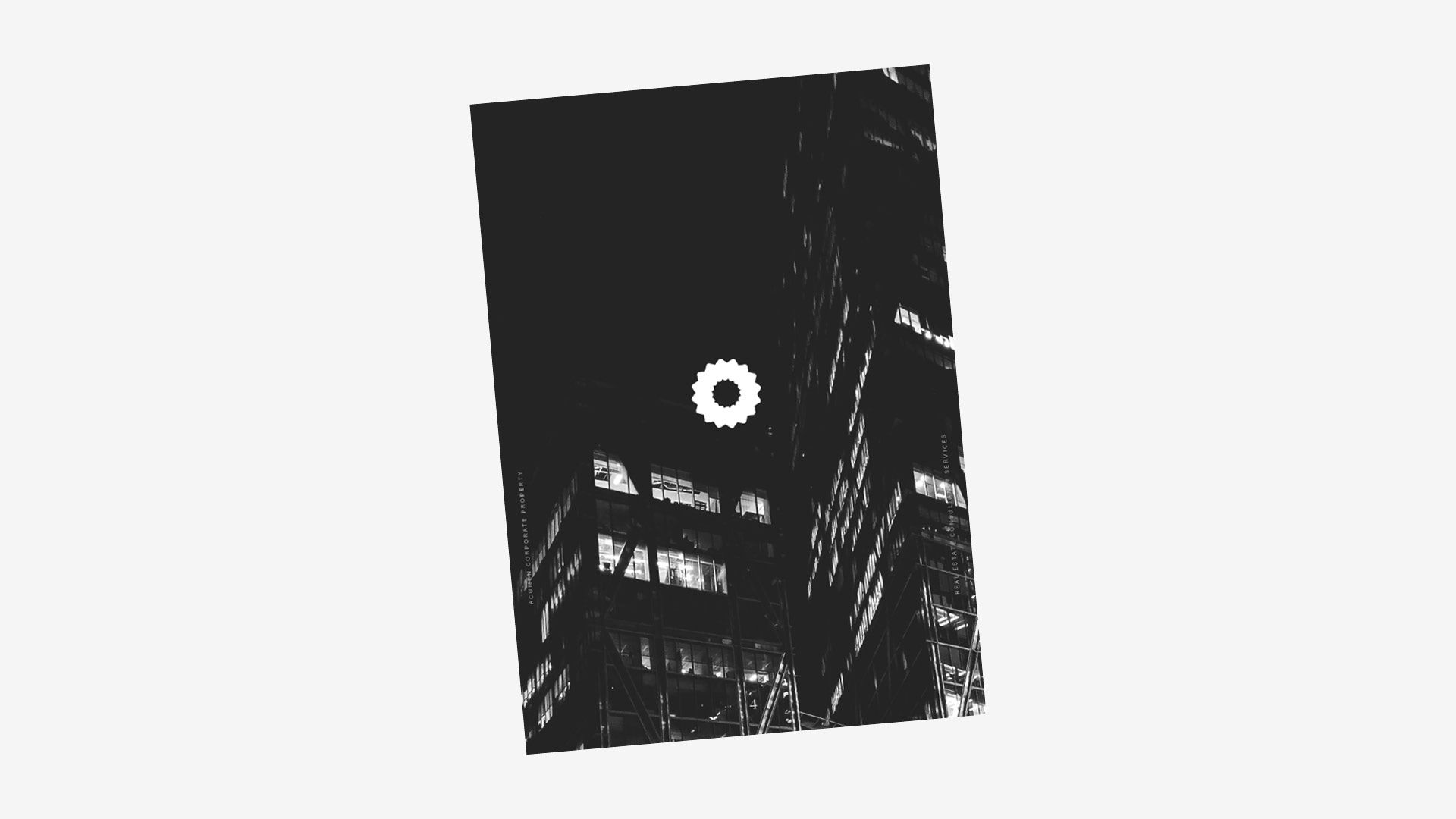 A page part of the Acumen Corporate Property proposal design. Designed by the graphic design agency The End Creative Agency in Sydney, focusing on corporate real estate consultancy.