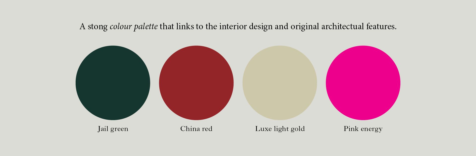 A color palette, created by The End Creative Agency, a Sydney-based graphic design agency, for Sergeant Lok in New South Wales.