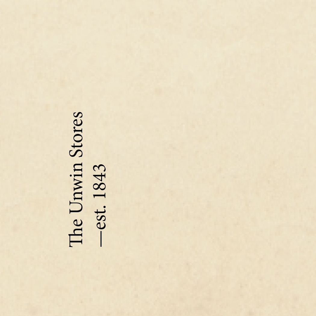 Vertical text on a beige background, created by The End Creative Agency, a Sydney-based graphic design agency.