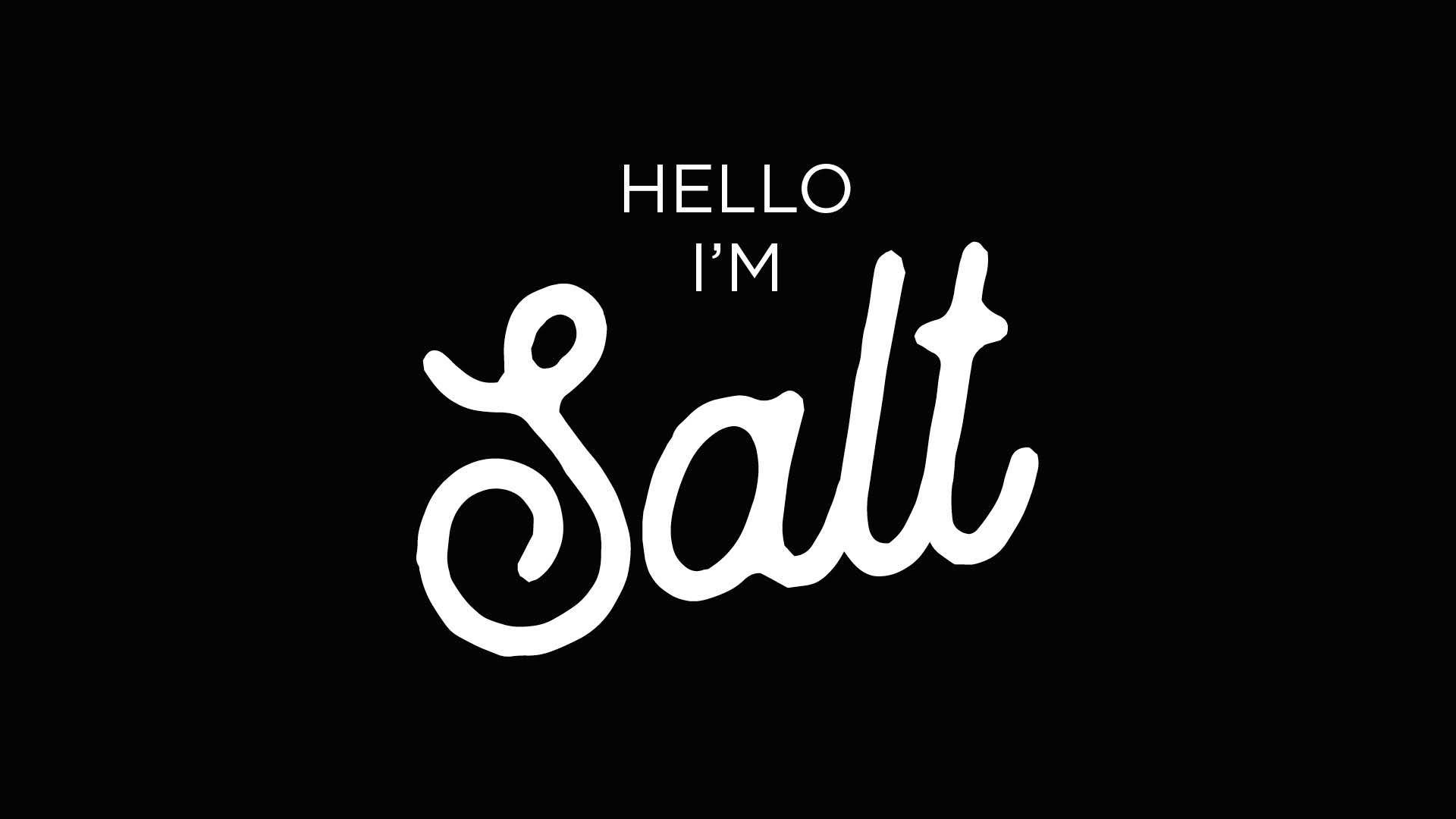 Playful salt shaker design created for Universal Restaurant by The End Creative Agency in Sydney.