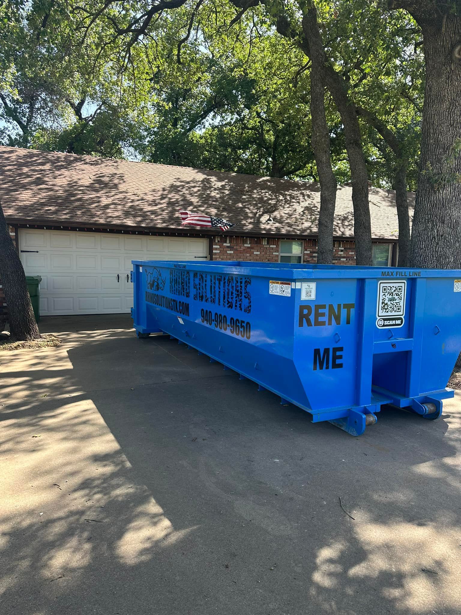 dumpster rental denton tx