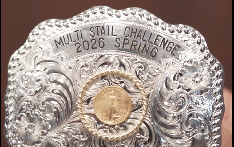 Click here to hear about all the great prizes at the Multi State Challenge! Multi State Challenge Championship Buckle