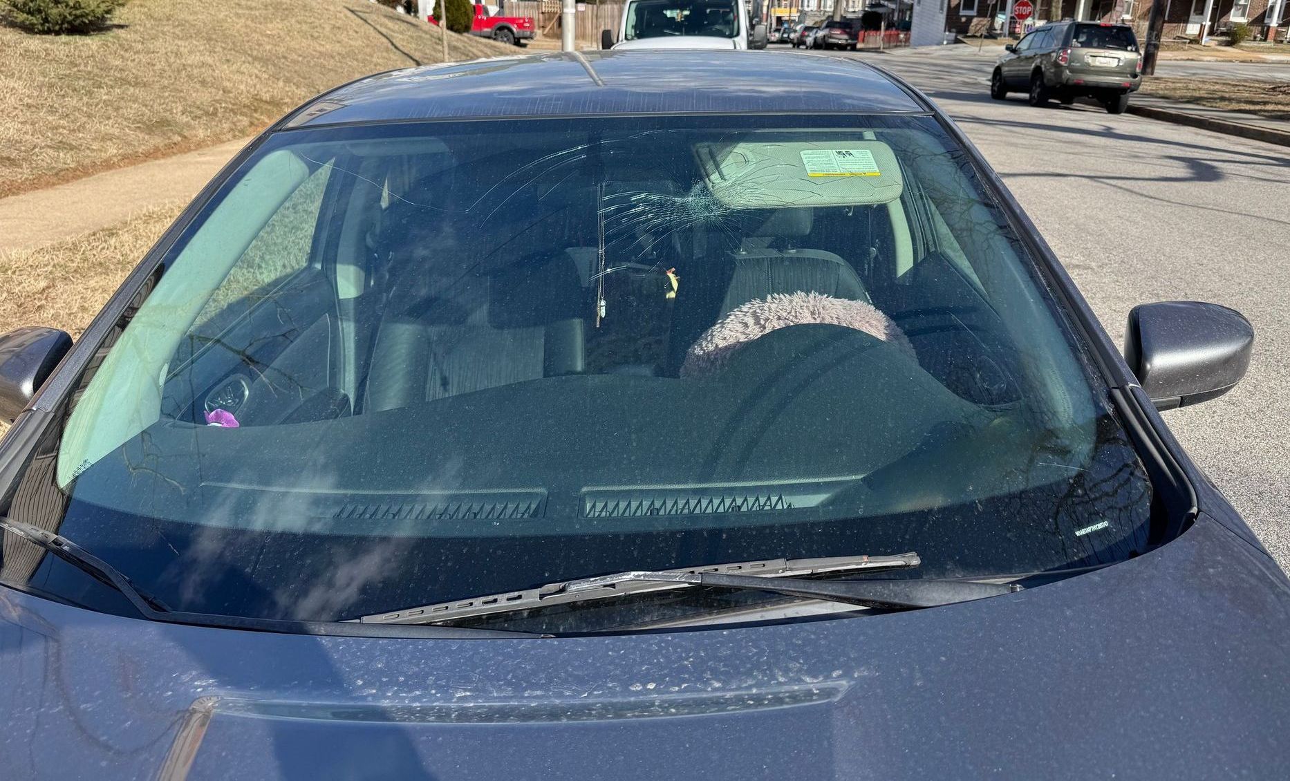 Before windshield replacement in Baltimore, MD