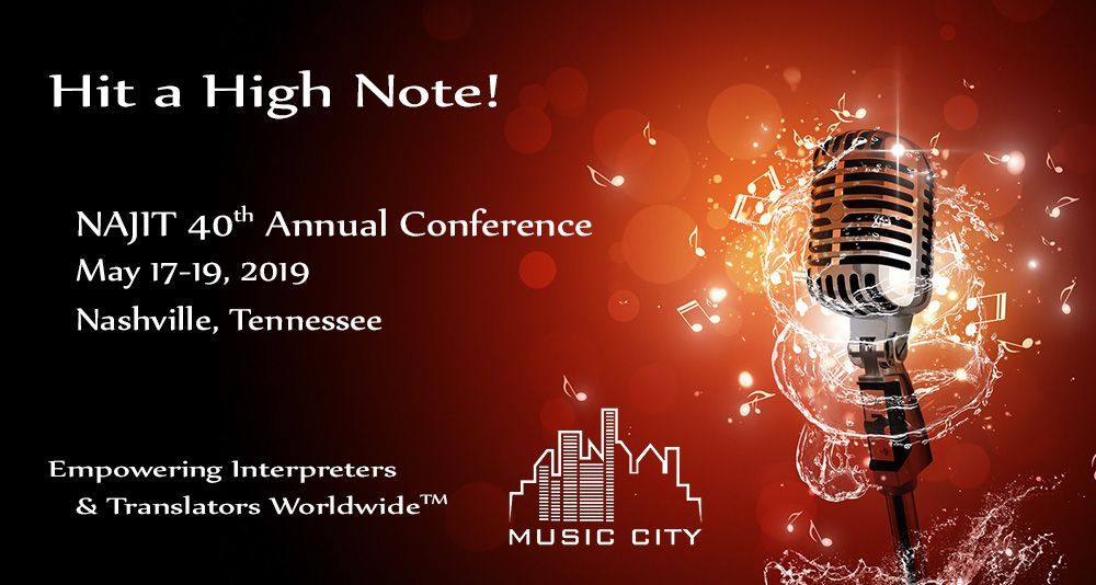 NAJIT 40th conference flyer