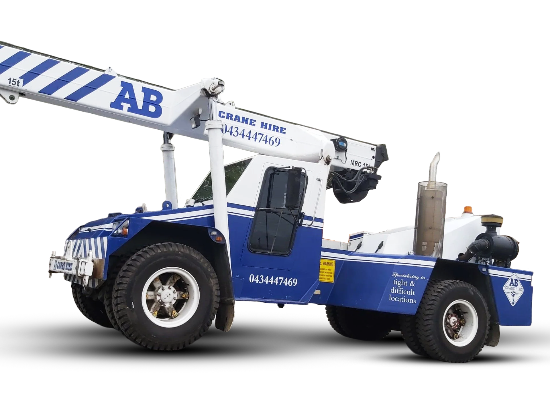 15T Franna crane hire