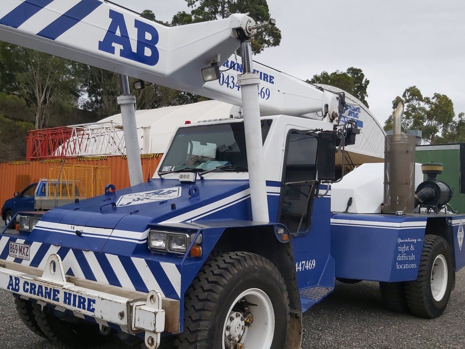 Franna crane hire Gold Coast