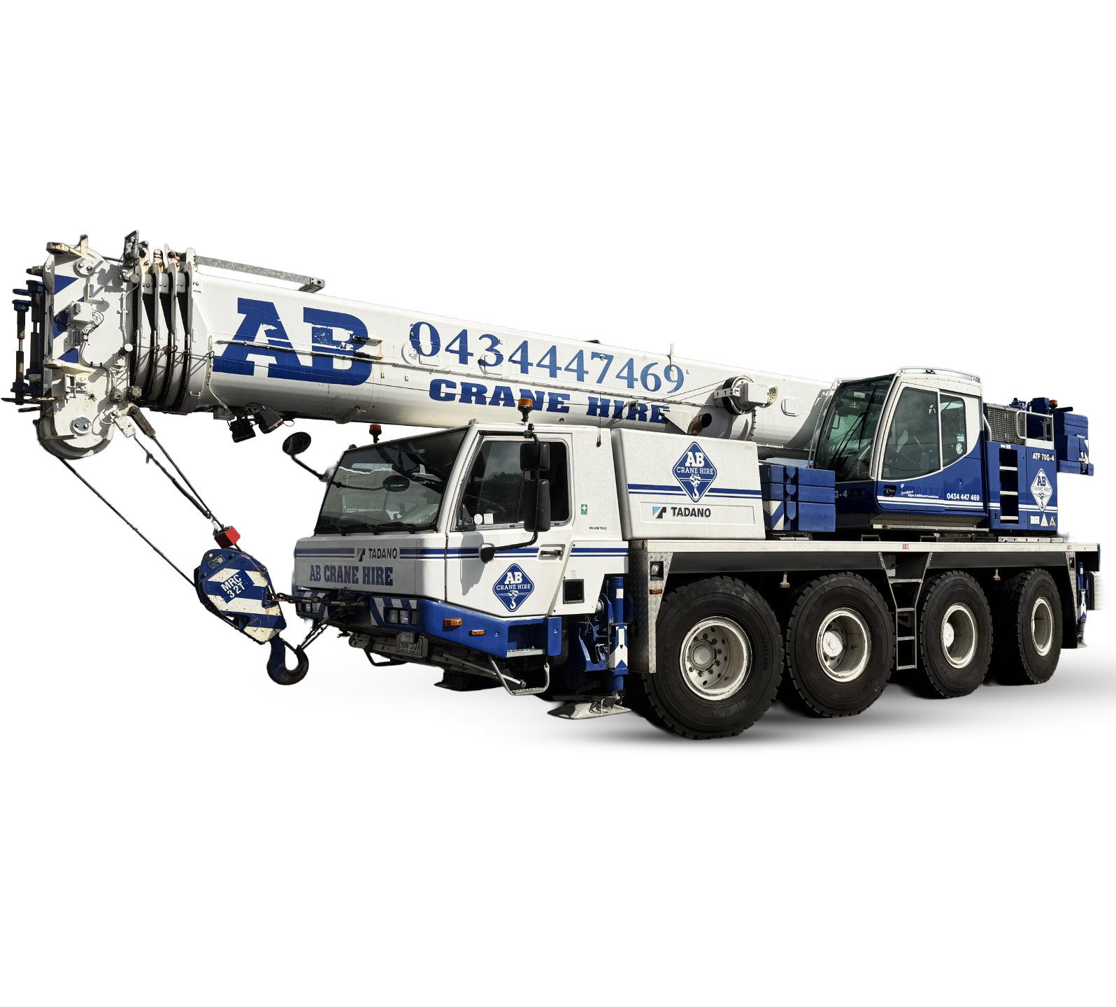 70T All Terrain Slew Crane Hire