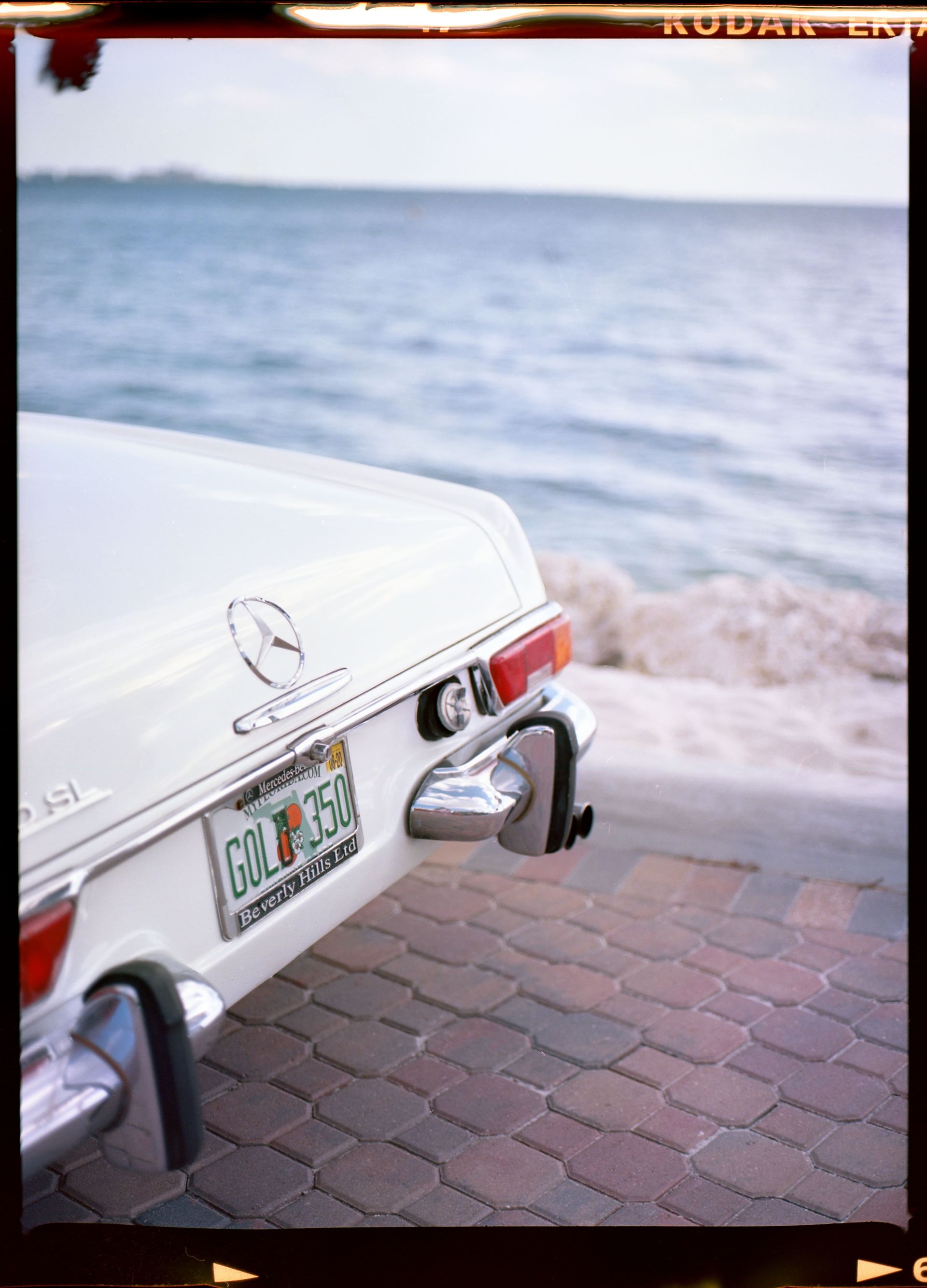 Sparkling white car in after mobile detail in AL