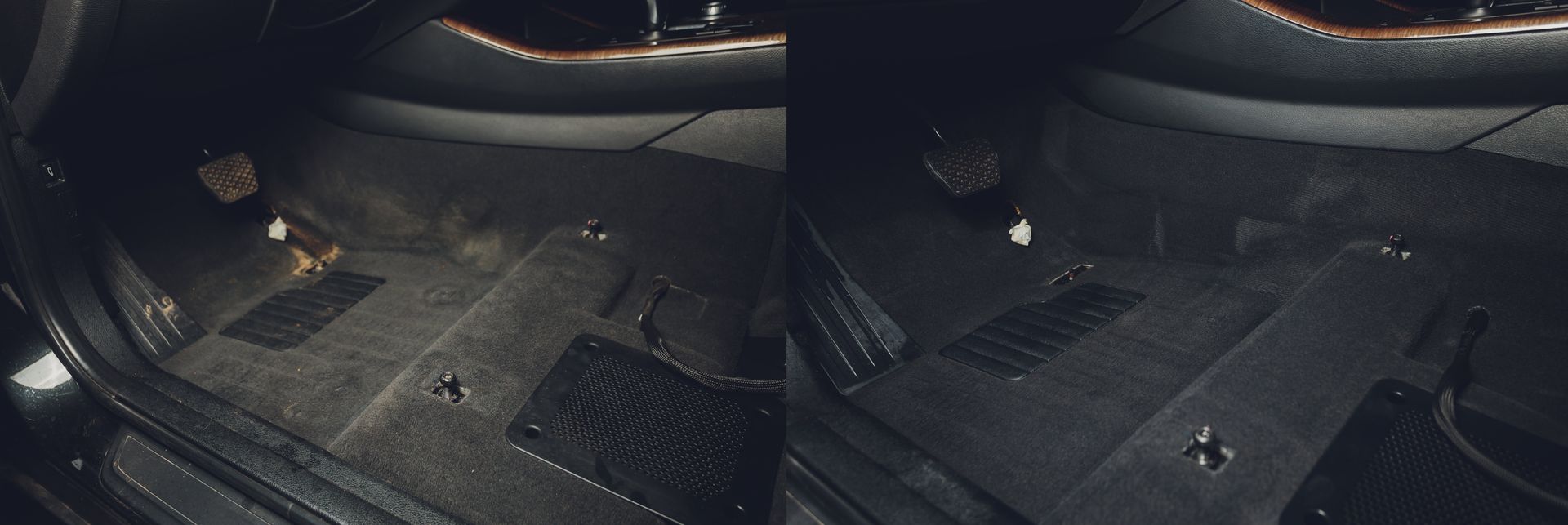Interior detail before and after in Auburn Opelika
