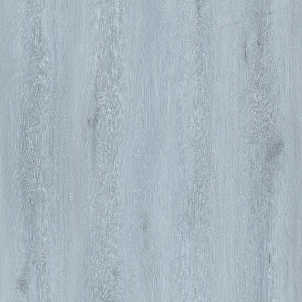A close up of a light blue wooden floor.