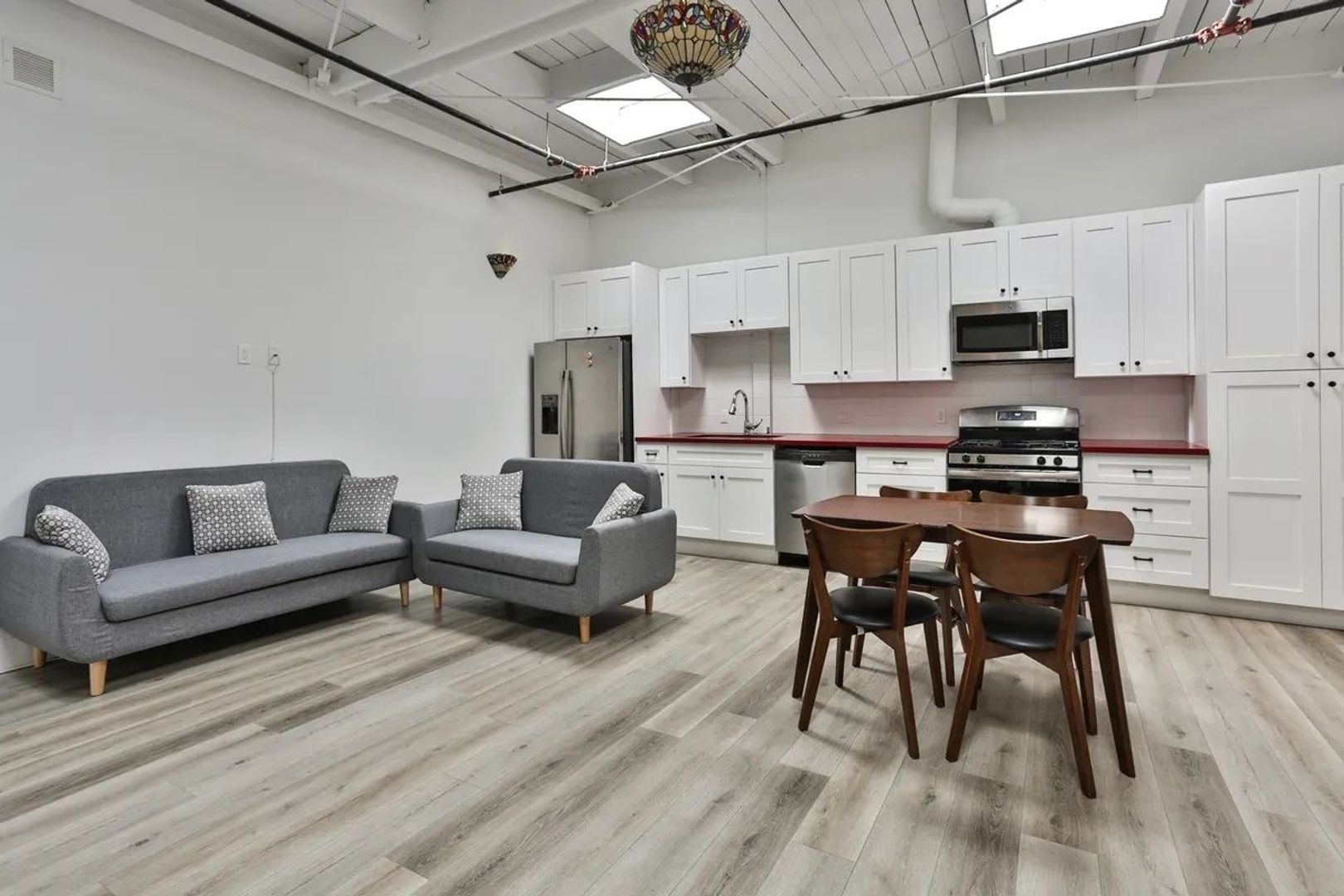 Spacious kitchen and dining area at Oasis At The Orchard living space