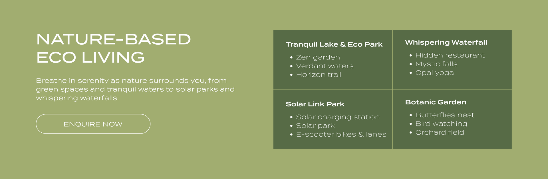 Green graphic with 