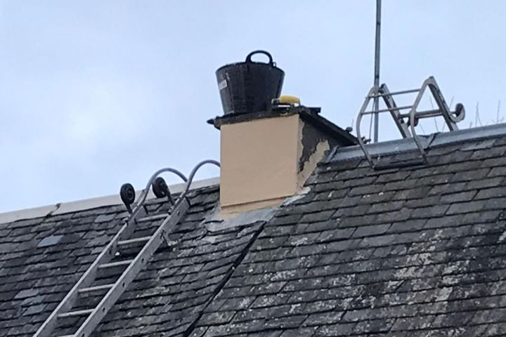 Roofers Kilmarnock chimney repairs and rendering