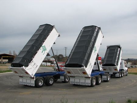 Two Hydraulic Trucks — Queanbeyan, NSW — Johnston Truck Bodies Pty Ltd