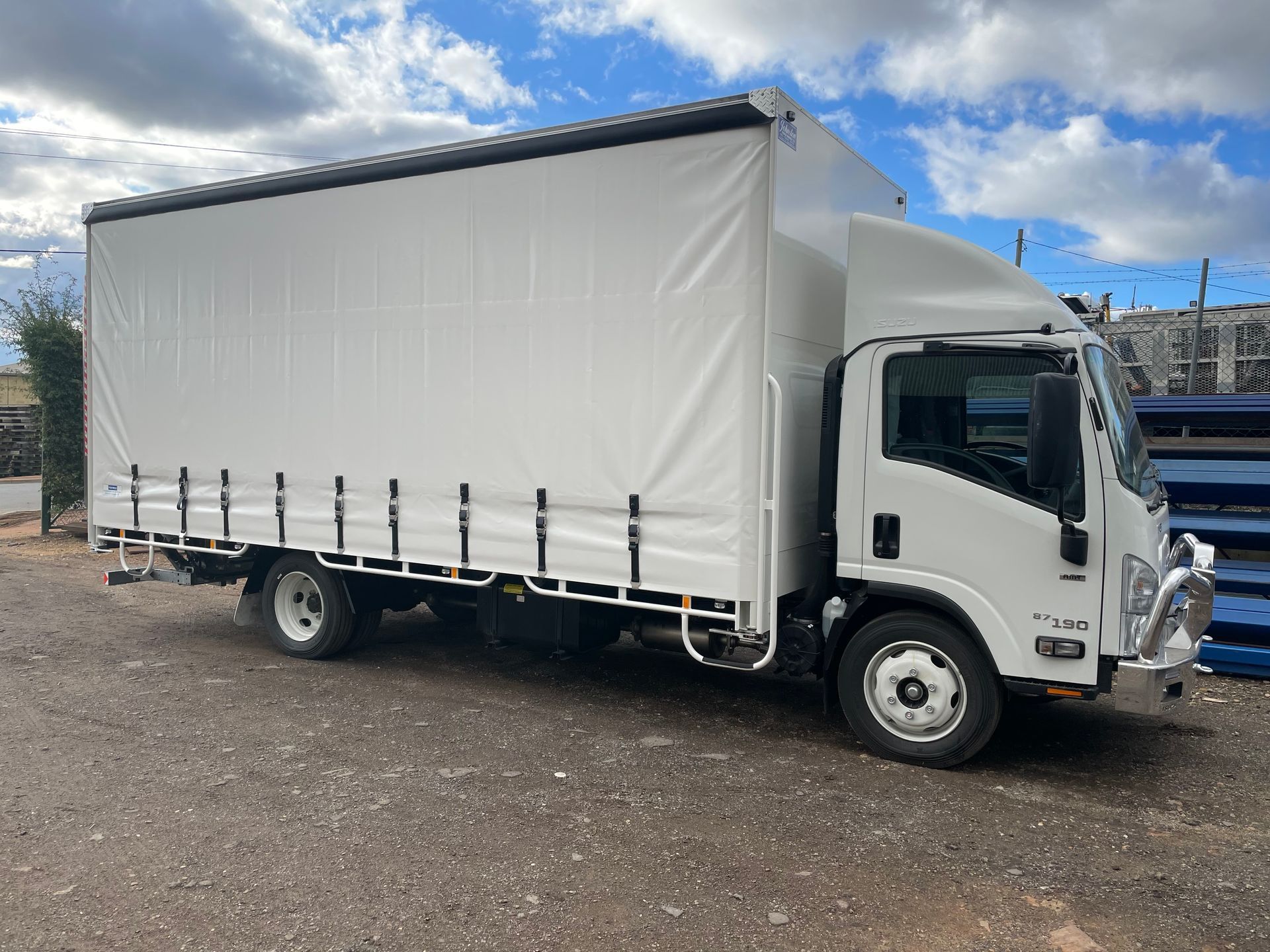 Side View of Curtainside Truck — Queanbeyan, NSW — Johnston Truck Bodies Pty Ltd