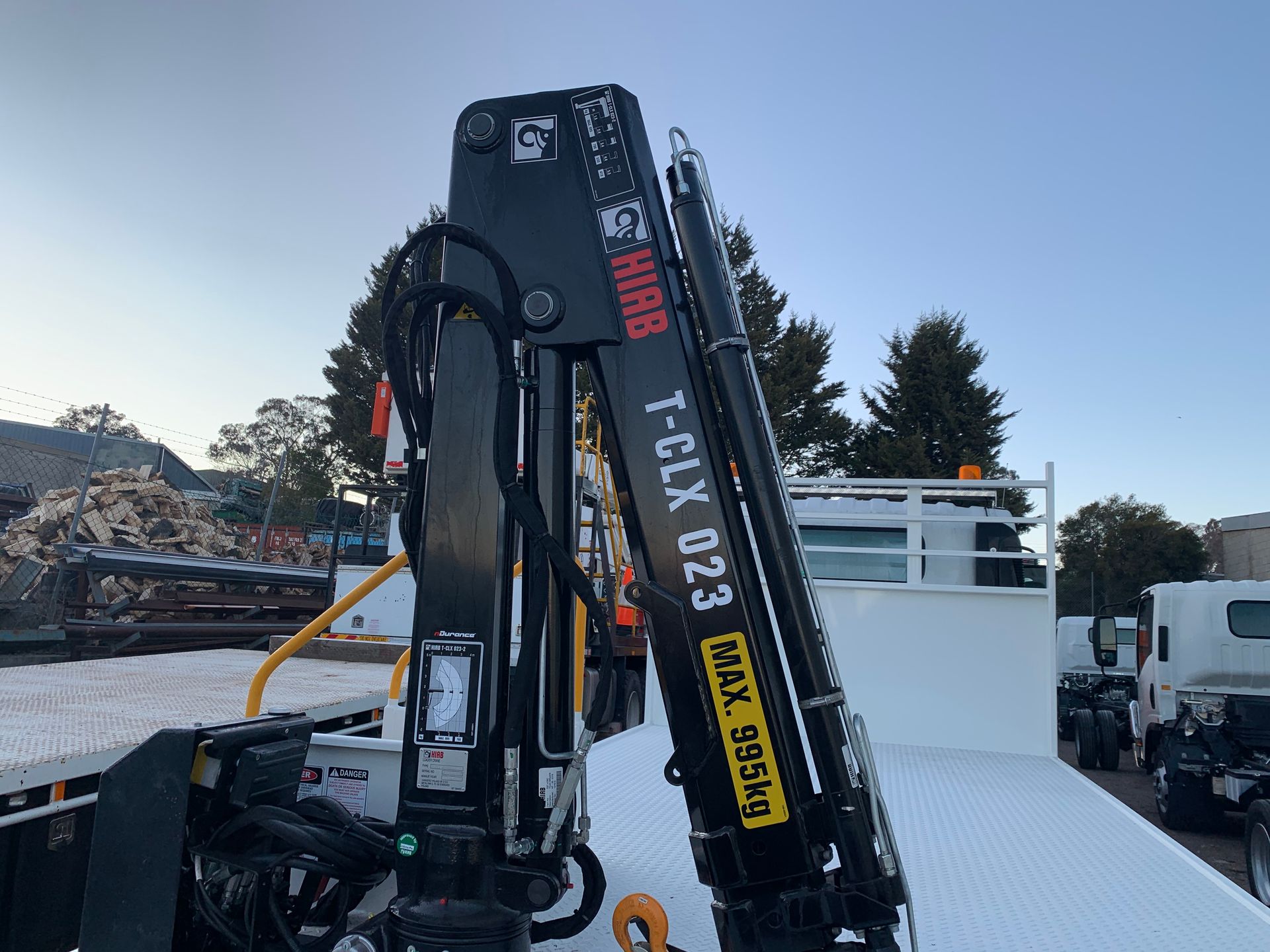 Black Crane — Queanbeyan, NSW — Johnston Truck Bodies Pty Ltd
