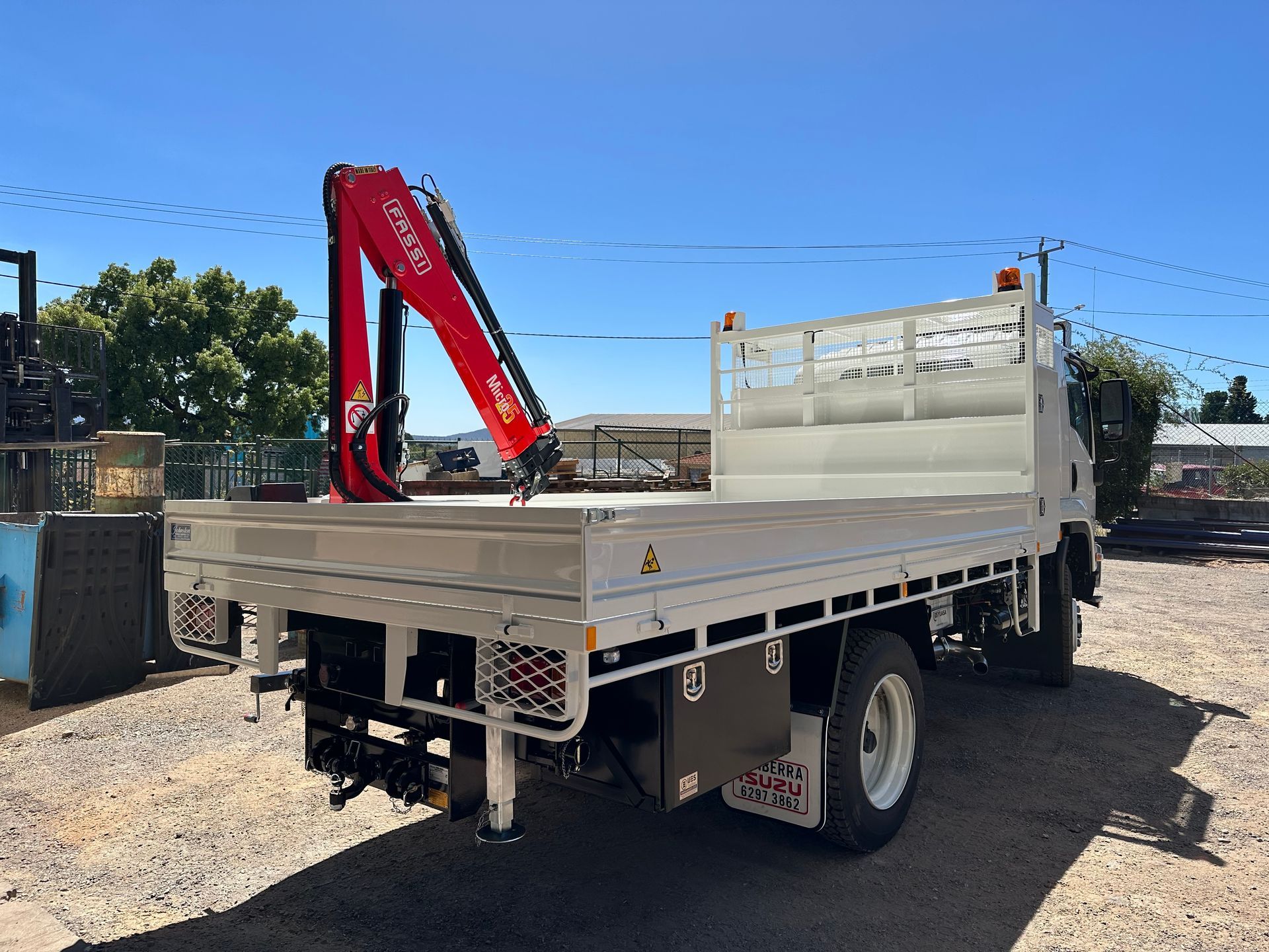  Truck Tray with Crane — Queanbeyan, NSW — Johnston Truck Bodies Pty Ltd