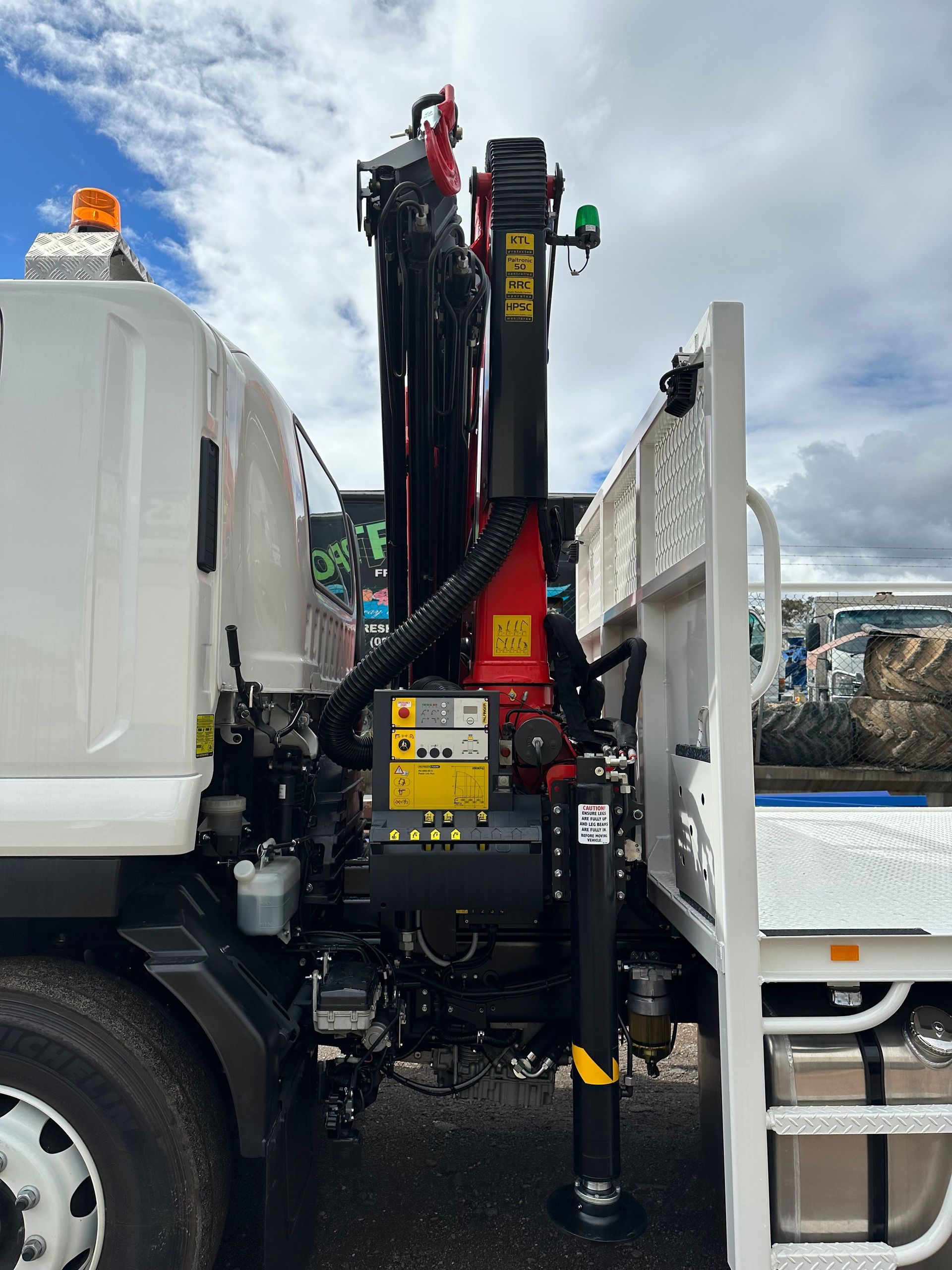 New Crane — Queanbeyan, NSW — Johnston Truck Bodies Pty Ltd