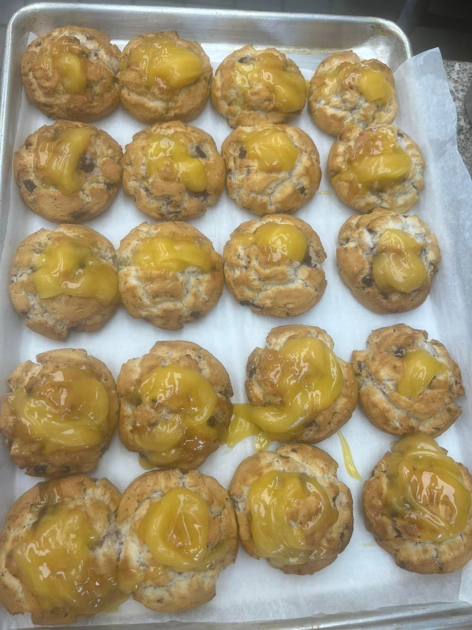 Tray of Muffins or Cupcakes in Lara's Market Convenience Store.